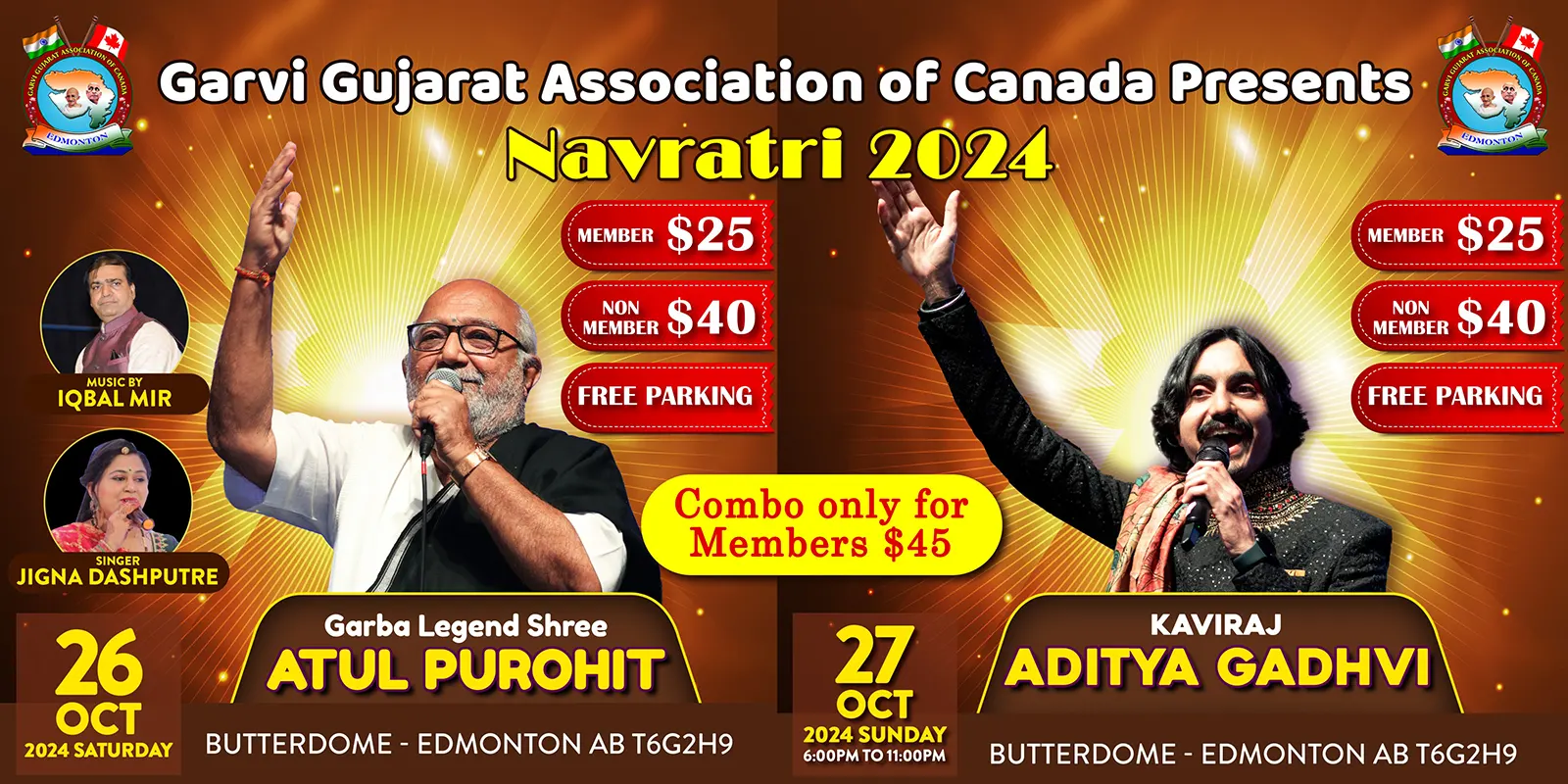 Navratri with Aditya Gadhvi & Atul Purohit